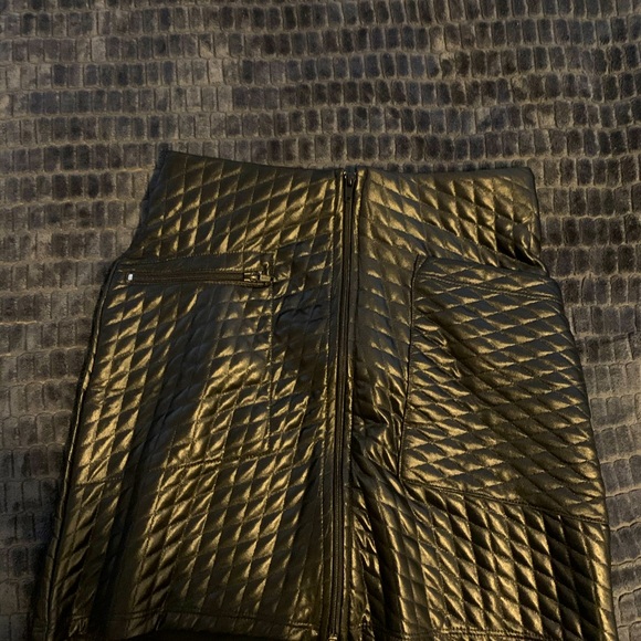 Faux leather ASOS mini skirt - Picture 1 of 2